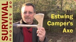 Estwing Campers Axe  Survival on a Shoestring [upl. by Goodill660]