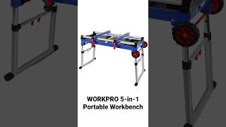 Workpro WORKPRO 5in1 Portable Workbench Review [upl. by Euqinotna]