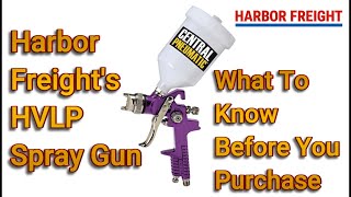 Harbor Freight HVLP Spray Gun Review  Also Tips To Improve Usage [upl. by Tram171]