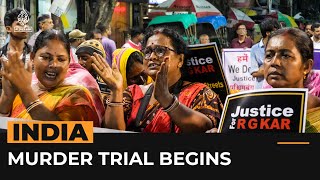 Trial over rape and murder of doctor in India begins  Al Jazeera Newsfeed [upl. by Kcid]