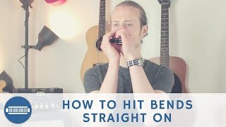 How to hit your blues harmonica bends straight on  Beginner Harmonica Lesson [upl. by Ruthe693]