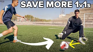 ULTIMATE 1v1 saving goalkeeper tutorial by Courtois [upl. by Scevo]