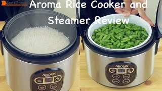 Aroma Rice Cooker and Food Steamer Review [upl. by Anastice]