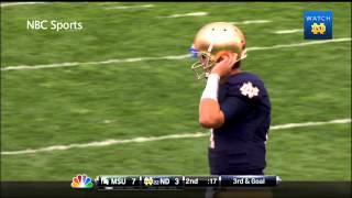 Notre Dame vs Michigan State Highlights [upl. by Hadrian]