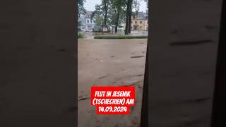 Massive Jahrhundertflut in JesenikTschechien news flood viralvideo foryou hochwasser [upl. by Darcie]