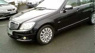 2008 MERCEDES C220 CDI ELEGANCE DIESEL AUTOMATIC BLACK [upl. by Veljkov]