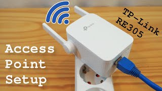 TPLink RE305 WiFi Extender • Access point mode installation and configuration [upl. by Akinehc784]