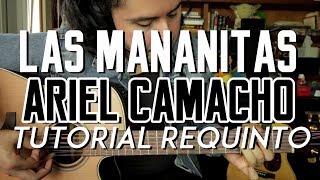 Las Mañanitas  estilo Ariel Camacho  Tutorial  REQUINTO  Como tocar en Guitarra [upl. by Naggem]