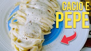 How to Make CACIO e PEPE PASTA That its Easy for Everyone to Make [upl. by Aimat]