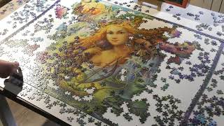 Puzzle Time Lapse Water faery Castorland 2000 [upl. by Moriah]