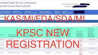 How to apply kasKPSC KASFdaSDA exam Karnatakahow to apply kpsc gazetted probationer [upl. by Lyndon]