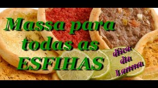 ESFIHA PERFEITA Aprenda fazer a massa da verdadeira ESFIHA receita completa na descrição do vídeo [upl. by Norreg]