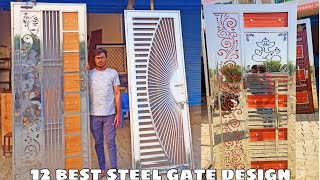 How to making steel gate 10 fancy steel gate latest design [upl. by Eisac779]