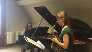 Scaramouche  Suite pour Saxophone et piano by Darius Milhaud [upl. by Dulci]