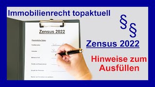 Zensus 2022 – Fragebogen richtig ausfüllen  Tutorial [upl. by Pero]