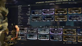 RIVEN IN 60s Proboscis Cernos godroll riven mod Warframe [upl. by Ahsenom497]