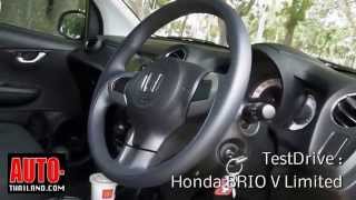 TestDrive Honda Brio V Limited [upl. by Adnuhs]