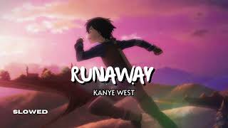 Runaway Kanye West slowed  reverb [upl. by Nager]