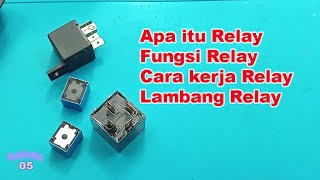 Apa itu relay Cara ukur lambang relay cara kerja relay fungsi relay [upl. by Anawot]