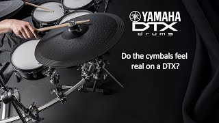 How do the cymbals feel on a Yamaha DTX Kit [upl. by Viridissa]