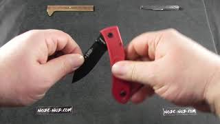 KA4062RD KABAR DOZIER HUNTER FOLDER 30 IN BLADE RED [upl. by Aleakam]