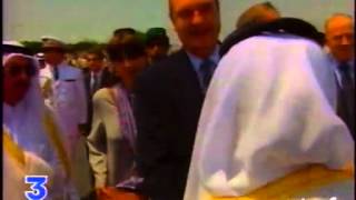 France  Qatar Chirac le lécheur de babouches professionnel [upl. by Ellimaj]