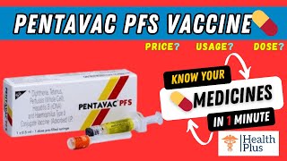 Pentavac PFS Vaccine  vaccine 🤔 [upl. by Bowman369]