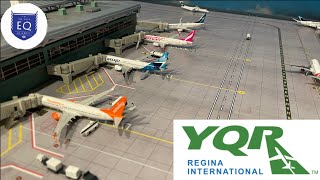 Regina YQR Gemini Jets 1400 Scale Canadian Model Airport Update [upl. by Isabeau841]