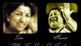 Two greats come together Lata and Nusrat [upl. by Avram]