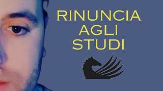 Pegaso  Rinuncia agli studi [upl. by Ait]