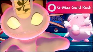 ★EPIC MEOWTH SWEEP★ Shiny Gigantamax Meowth GMAX GOLD RUSH  Echoed Voice Strategy [upl. by Idel34]