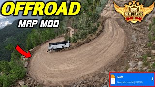 Map Mod Bussid 43  Sikkim Mountain Offroad Map Mod For Bus Simulator Indonesia।Bussid Mod Map [upl. by Anne-Corinne]