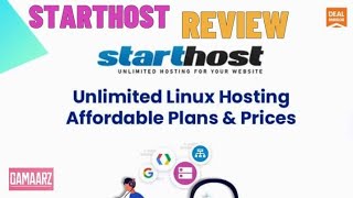 Starthost Review  One Time Payment Lifetime Shared Hosting with Unlimited Bandwidth amp Storage [upl. by Stefanie584]