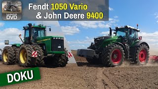 DOKU Fendt 1050 Vario amp John Deere 9400 Hektarjagd 1 Landtechnik [upl. by Lamont]