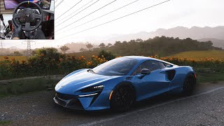 McLaren Artura  Forza Horizon 5  Thrustmaster TX gameplay [upl. by Netsyrc]