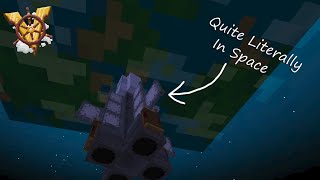 Flying To Space In Minecraft  Valkyrien Skies [upl. by Leffen]