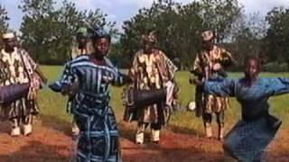 Yorùbá Masquerade Dancers Sing Oríkì and Dance Bàtá [upl. by Aierdna]