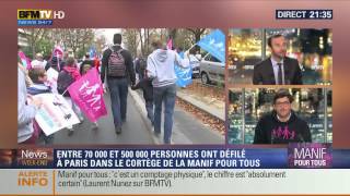 Interview dAlbéric Dumont de la Manif Pour Tous 051014 21h30 BFM TV [upl. by Drahnreb955]