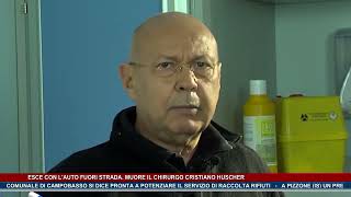 Esce con lauto fuori strada Muore il chirurgo Cristiano Huscher  Trsp  News del 60824 [upl. by Ikram]