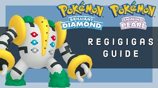 Snowpoint Temple amp Regigigas Guide  Pokemon BDSP [upl. by Haeluj]