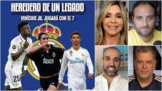 REAL MADRID VINÍCIUS hereda el peso histórico del número 7 de Raúl y Cristiano Ronaldo  Exclusivos [upl. by Somerville]