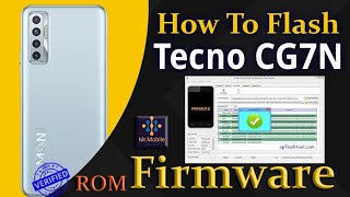 Tecno Camon 17P CG7N Flash Stock Rom With Flash Tool  Fix Tecno Logo Stuck [upl. by Ecinereb643]