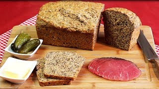 3MINUTENVOLLKORNBROT  vegan [upl. by Drofub]