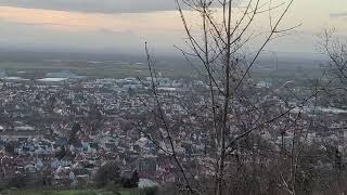 Heppenheim von oben im Januar 2024  German city of Heppenheim an der Bergstrasse from above [upl. by Reade]