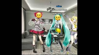 No you fatty vocaloid hatsunemiku miku mmd projectsekai meloloid talkloid blender art [upl. by Ahsatan530]