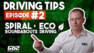 Driving Tips Ep2  Spiral Roundabouts amp Eco Driving [upl. by Ellehsyt833]