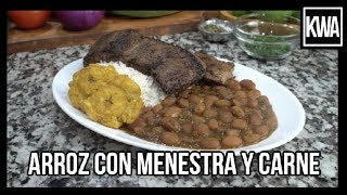 ARROZ CON MENESTRA Y CARNE [upl. by Eddana]