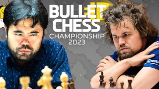 Hikaru Nakamura vs Magnus Carlsen  Full Match  Bullet Chess Championship 2023  EPIC Grand Final [upl. by Kendricks]