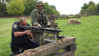 WW2 German MG42 Machine Gun Test Fire [upl. by Anavahs]