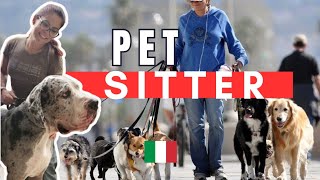 TRABALHAR DE PET SITTER NA ITALIA monikanaitalia [upl. by Droflim]